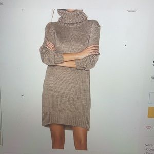 NBW Elliatt Admire Knit Tunic Dress (Sand) -XS